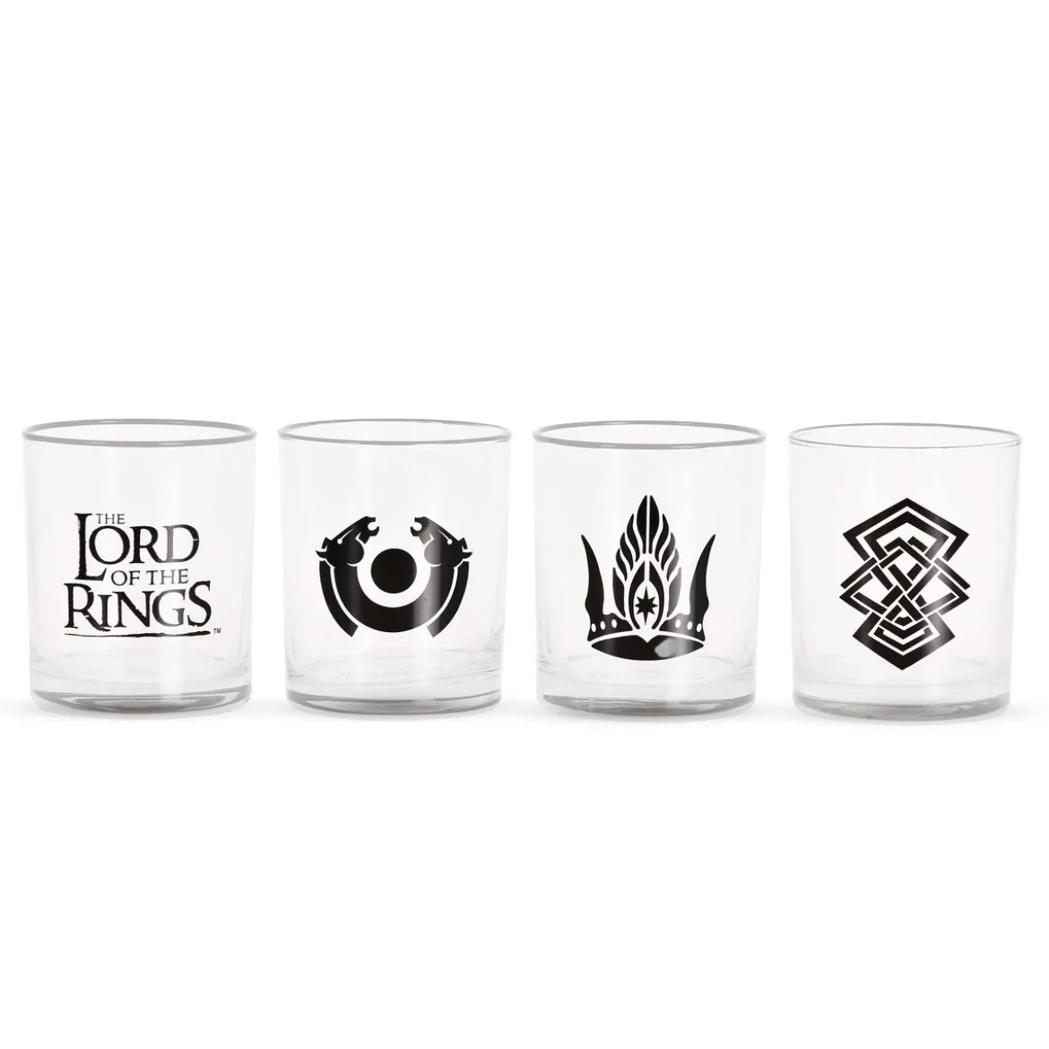 Mittelerde Symbol Gläser 4er Set - Der Herr der Ringe