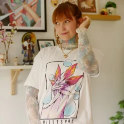Mizutsune T-Shirt weiß Limited Edition für Monster Hunter Fans