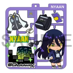 Mobile Suit Gundam GQuuuuuuX Plat Collection Anhänger Sortiment (4)