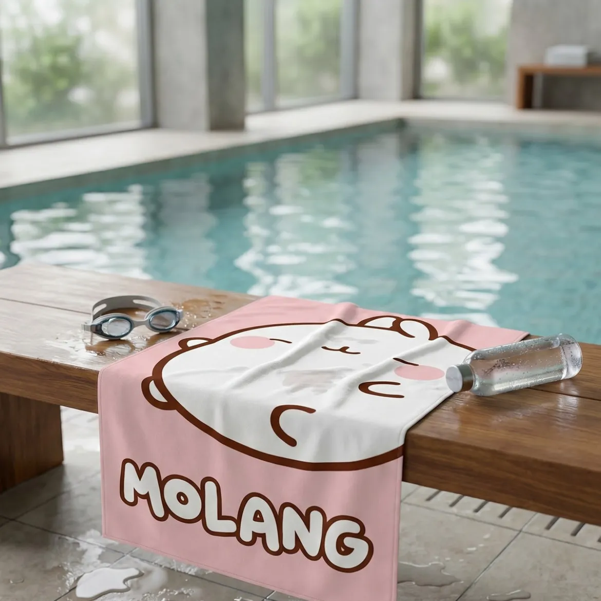 Molang Handtuch Pink 150 x 75 cm