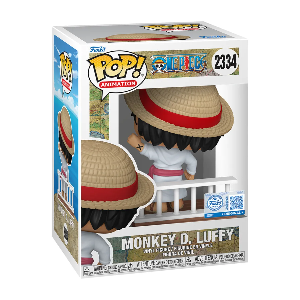 Monkey D. Luffy mit Strohhut Going Merry Funko Pop Figur - One Piece