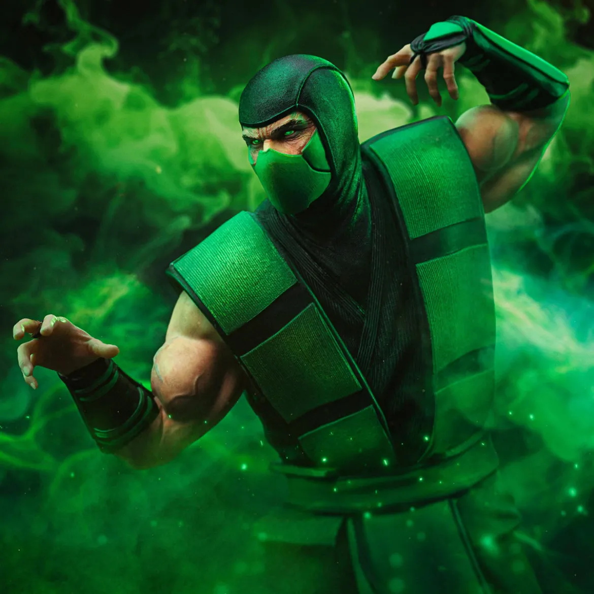 Mortal Kombat Art Scale Statue 1/10 Reptile 20 cm