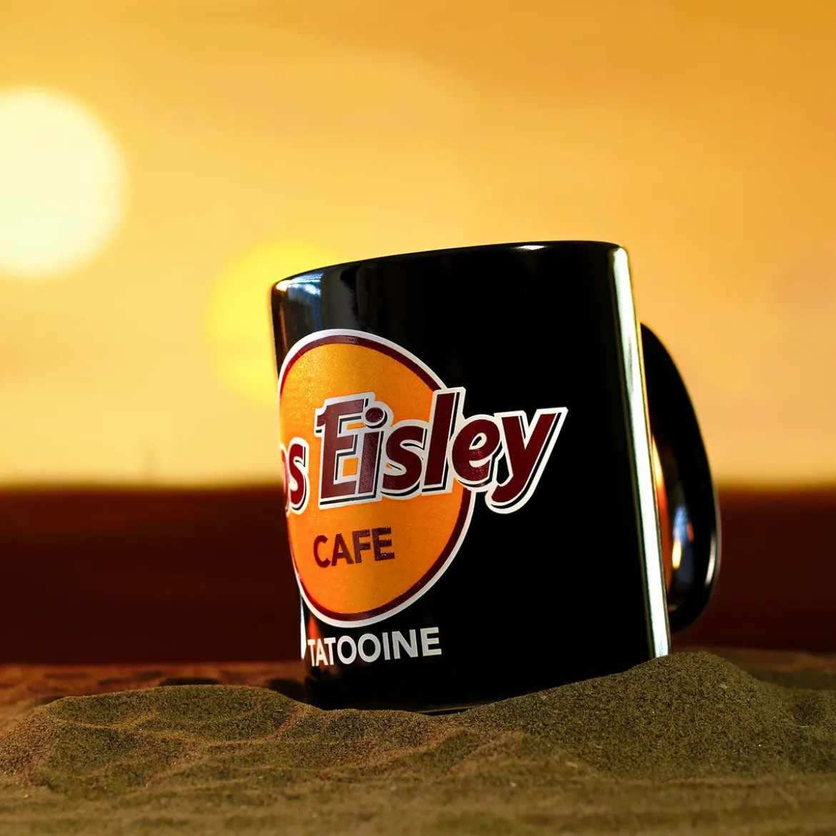 Mos Eisley Cafe Tasse für Star Wars Fans schwarz