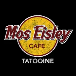 Mos Eisley Cafe T-Shirt für Star Wars Fans schwarz