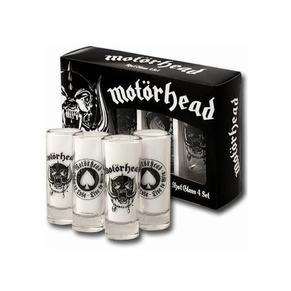 Motörhead Schnapsgläser 4er-Pack