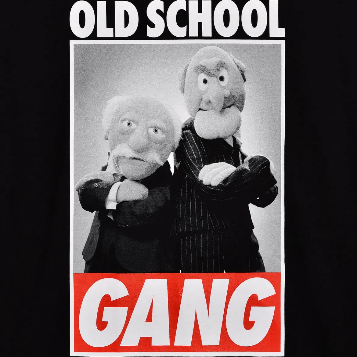 Muppets - Old School Gang T-Shirt schwarz