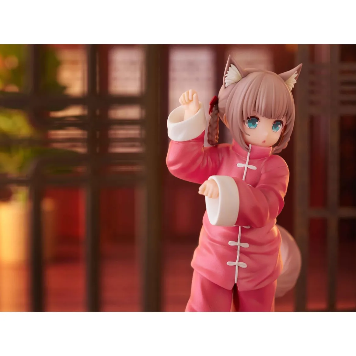 My Cat Is a Kawaii Girl Palette Dress-Up Collection Statue Kinako Nyang fu Ver. 15 cm