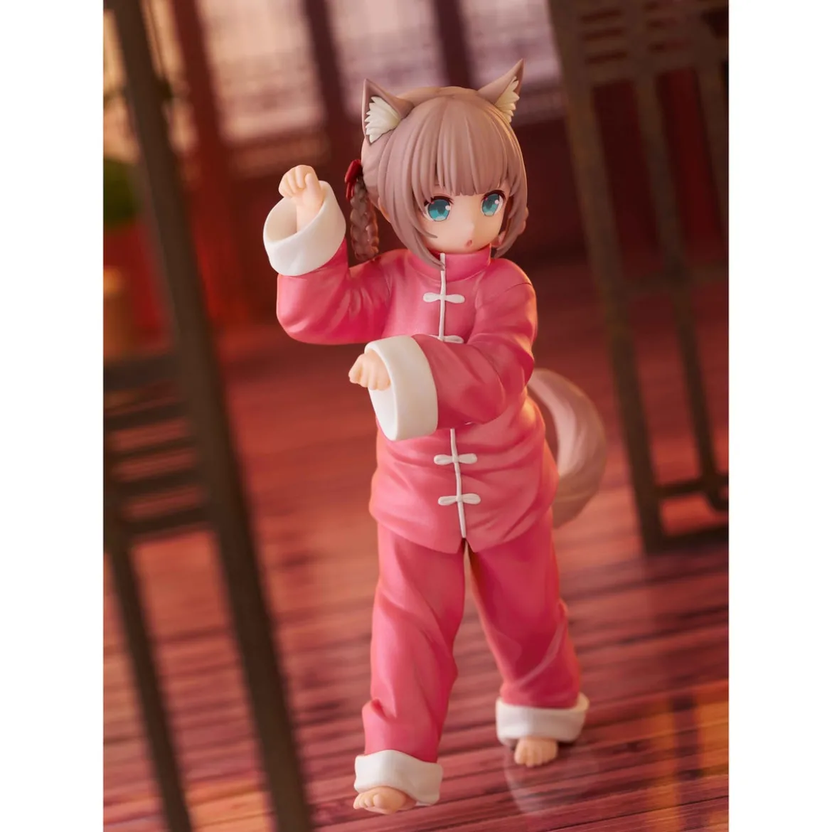 My Cat Is a Kawaii Girl Palette Dress-Up Collection Statue Kinako Nyang fu Ver. 15 cm