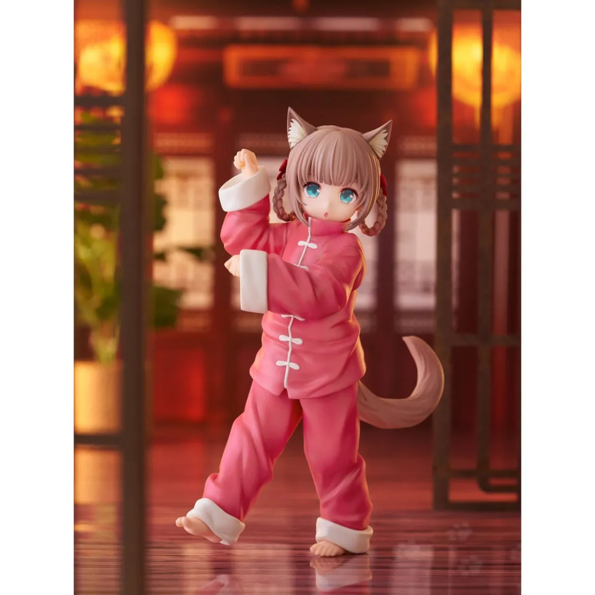 My Cat Is a Kawaii Girl Palette Dress-Up Collection Statue Kinako Nyang fu Ver. 15 cm