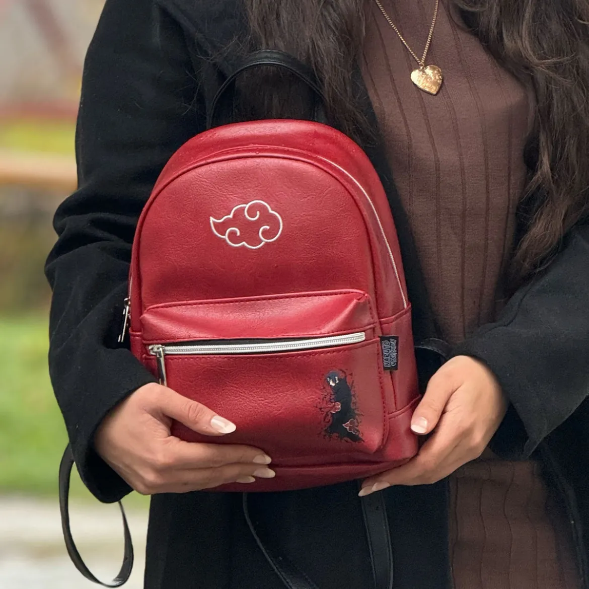 Naruto - Akatsuki Mini Rucksack rot