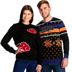 Naruto - Akatsuki Symbol Strickpullover