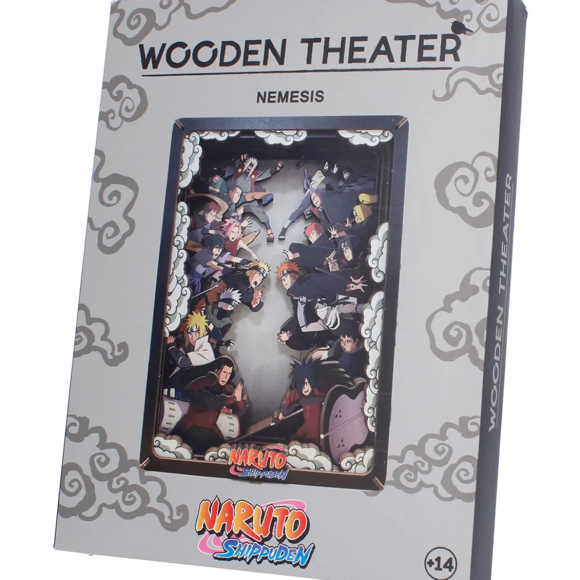 Naruto - Combat Wooden Theatre 3D Bilderrahmen Modell Bausatz Holz