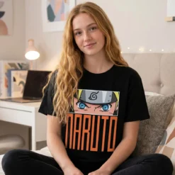 Naruto - Eyes T-Shirt schwarz