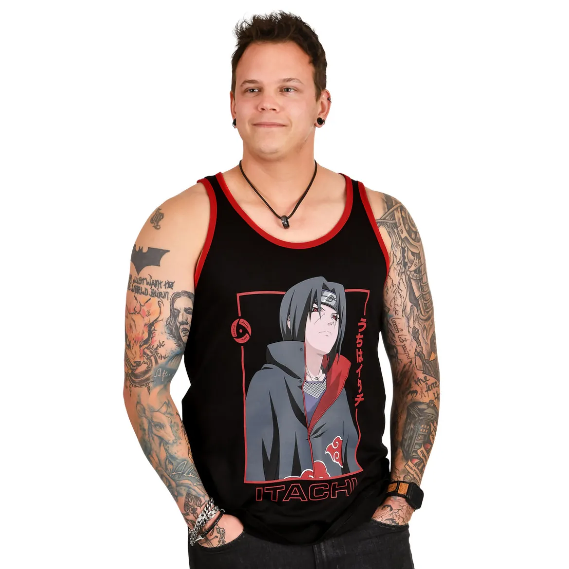 Naruto - Itachi Uchiha Tank Top schwarz