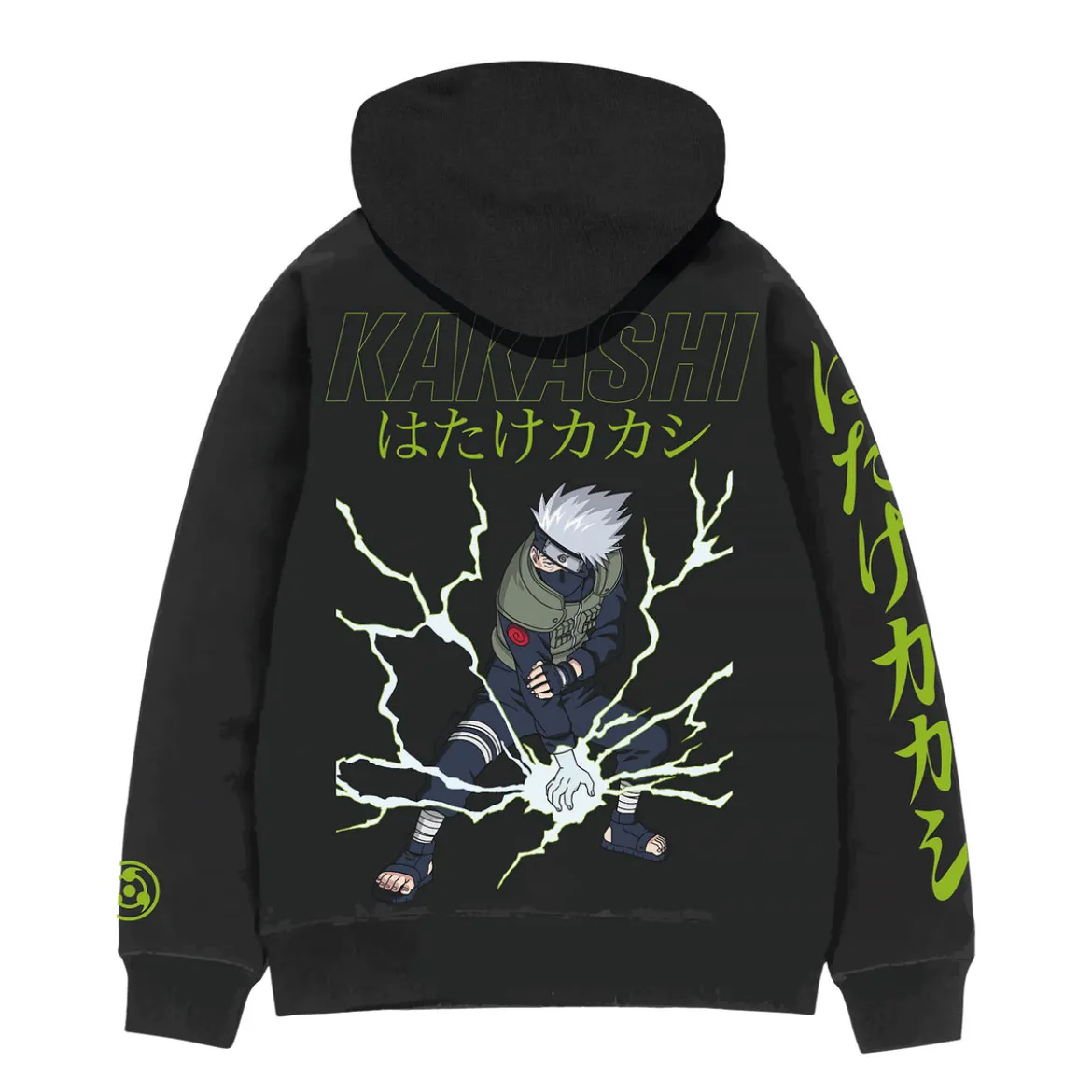 Naruto - Kakashi Raikiri Hoodie schwarz