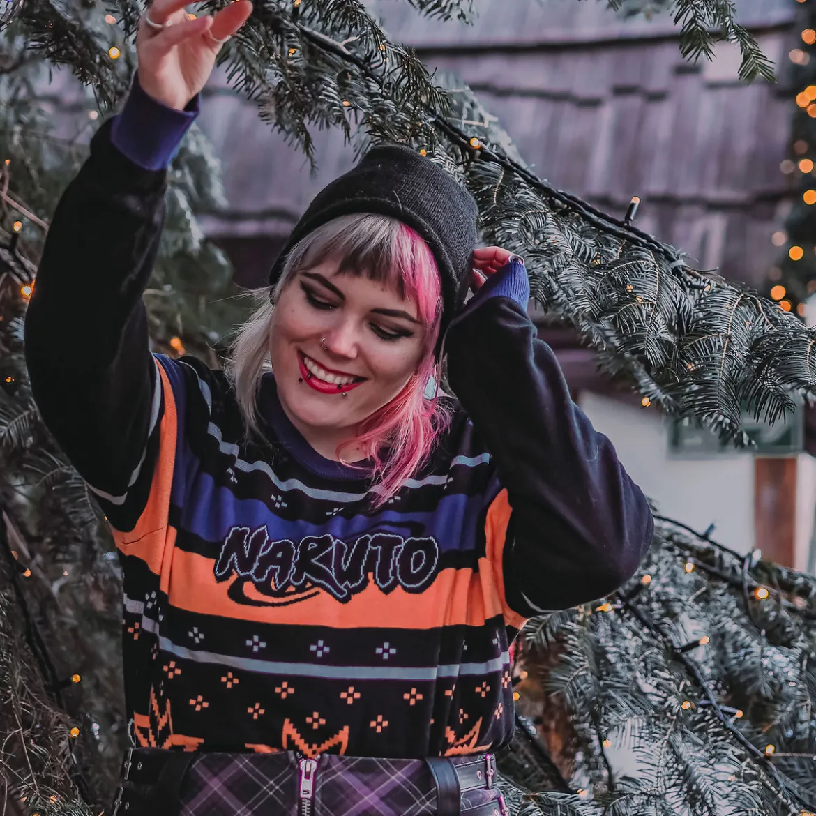Naruto - Konoha Symbol Strickpullover