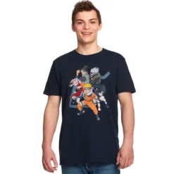 Naruto - Konoha Team T-Shirt blau