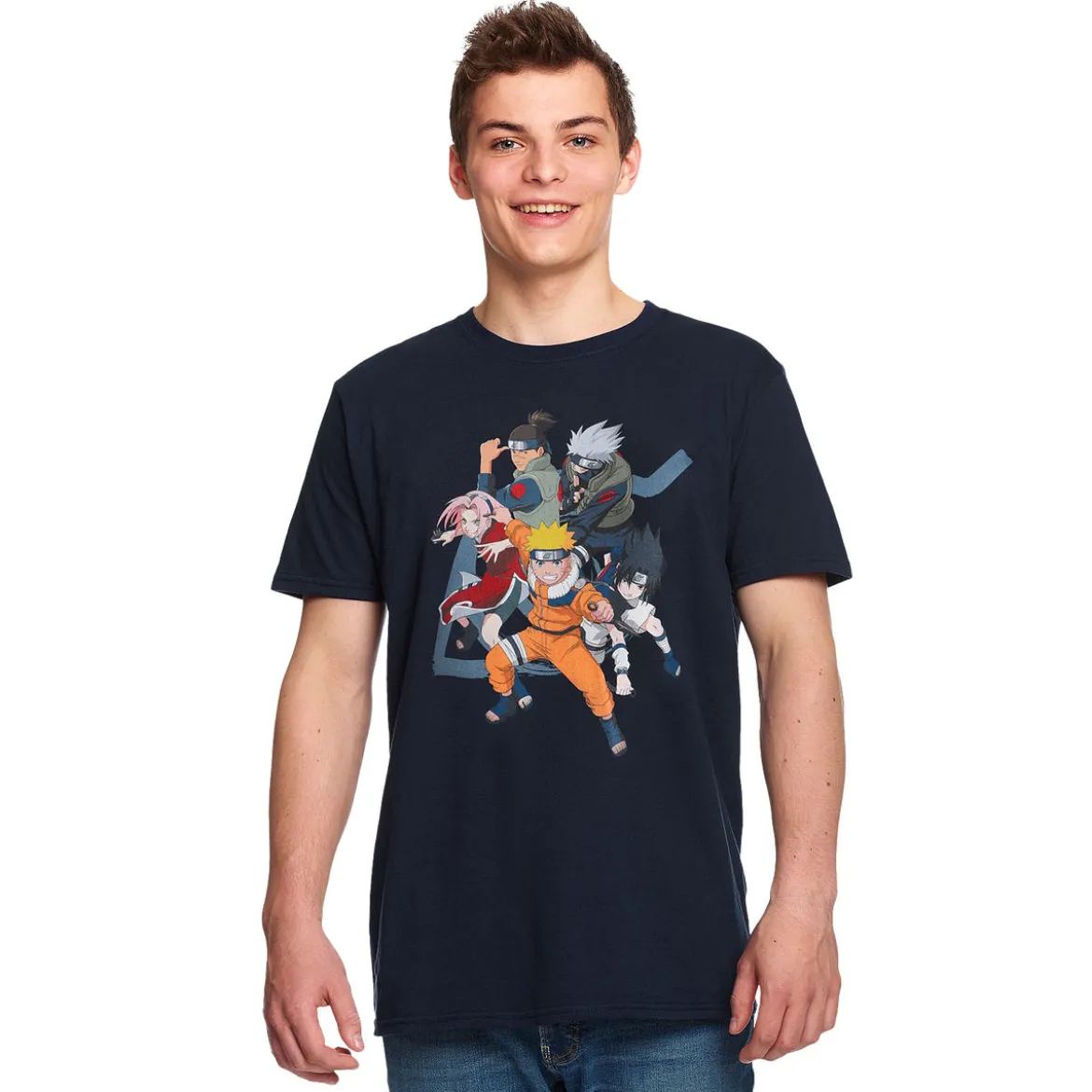 Naruto - Konoha Team T-Shirt blau