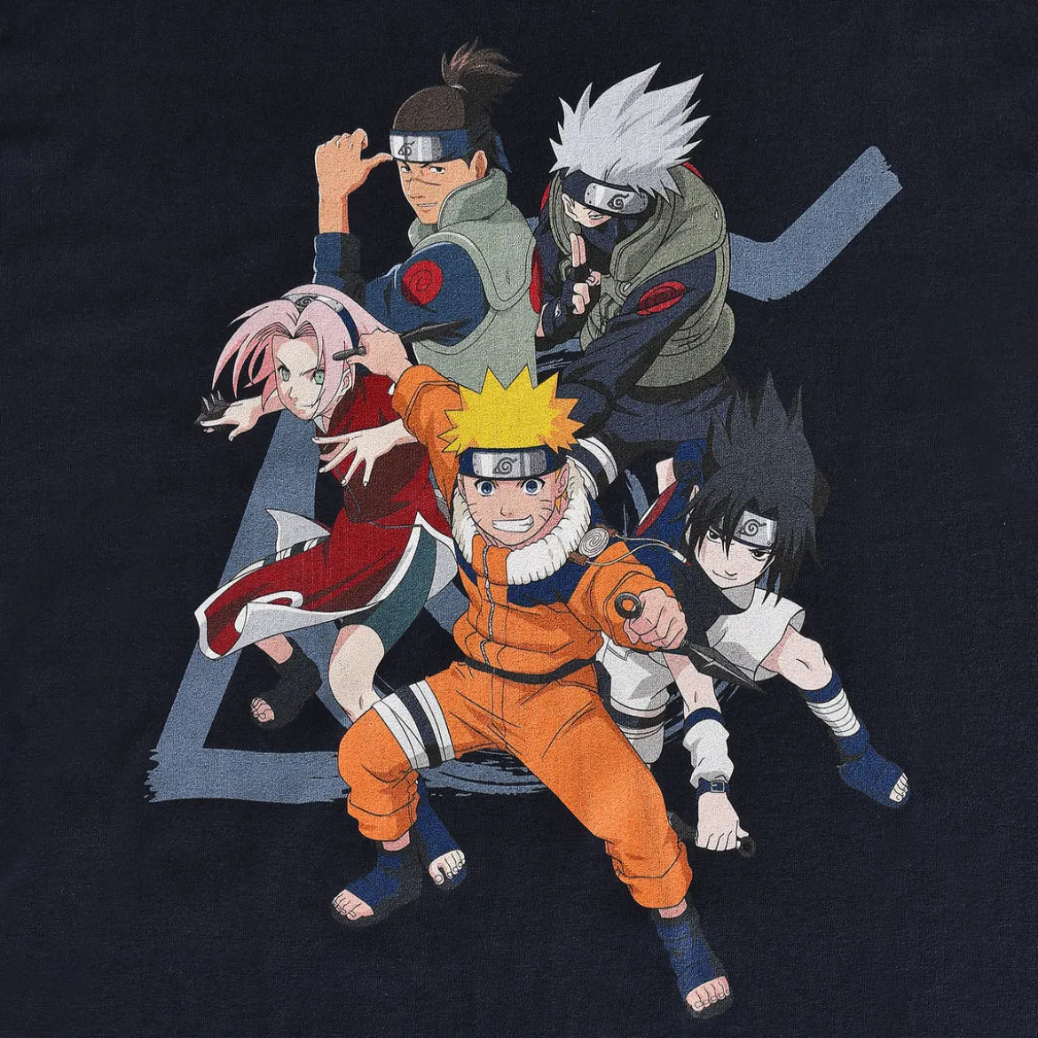 Naruto - Konoha Team T-Shirt blau