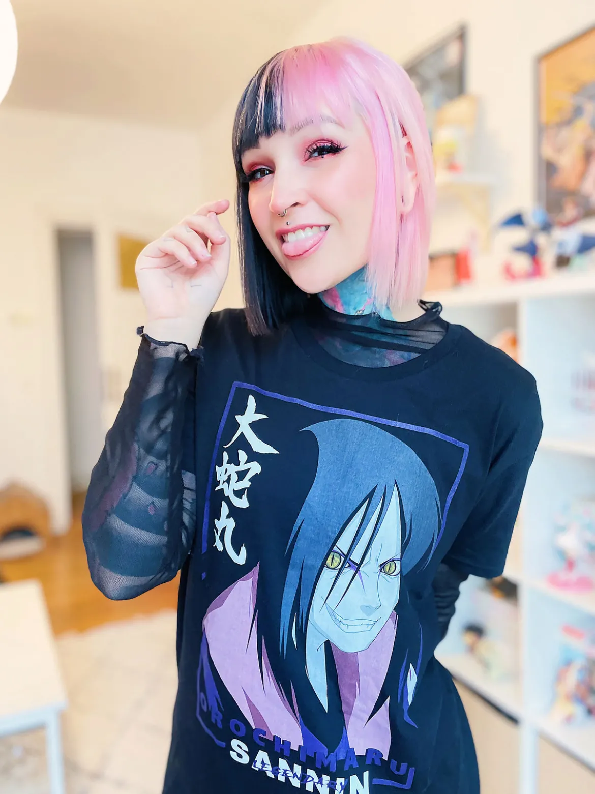 Naruto - Orochimaru T-Shirt schwarz