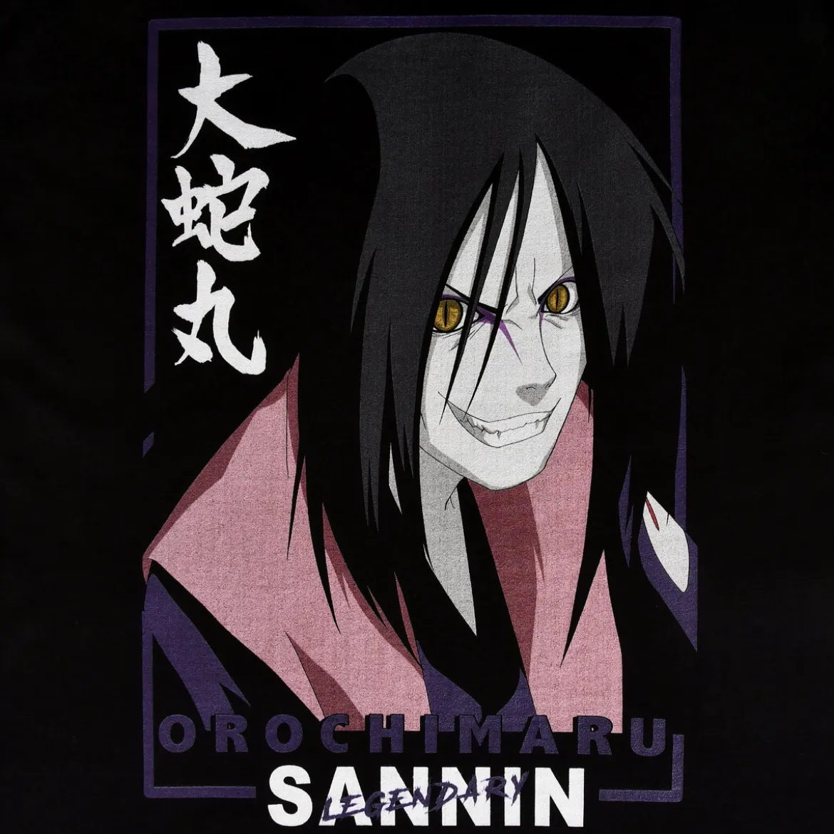Naruto - Orochimaru T-Shirt schwarz