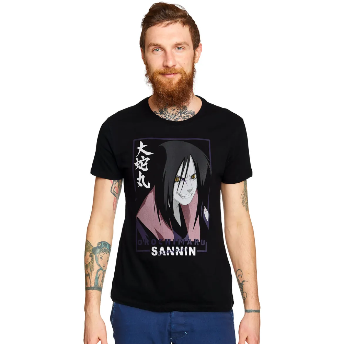Naruto - Orochimaru T-Shirt schwarz
