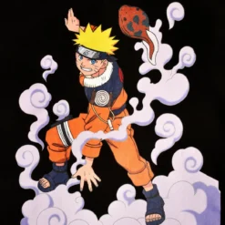 Naruto Oversize Hoodie schwarz