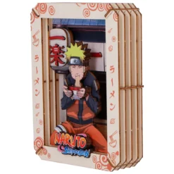 Naruto - Ramen Wooden Theatre 3D Bilderrahmen Modell Bausatz Holz