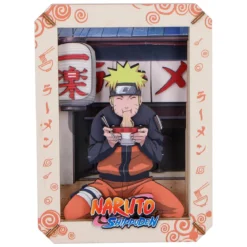 Naruto - Ramen Wooden Theatre 3D Bilderrahmen Modell Bausatz Holz