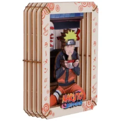 Naruto - Ramen Wooden Theatre 3D Bilderrahmen Modell Bausatz Holz