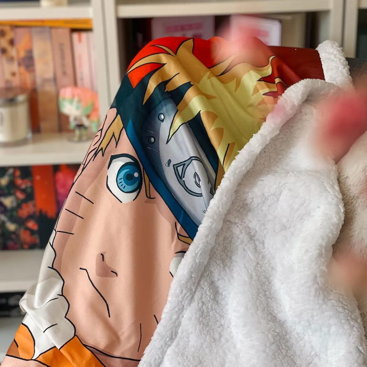 Naruto Shippuden - Flauschdecke mit Teddyfell