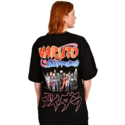 Naruto Shippuden - Group Oversize T-Shirt schwarz