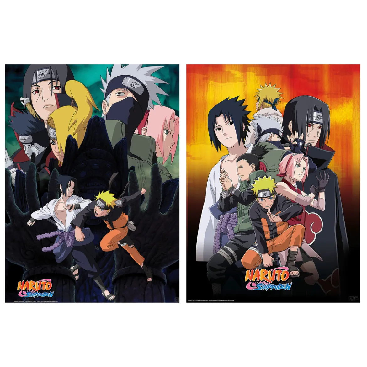 Naruto Shippuden - Ninjas Poster 2er Set