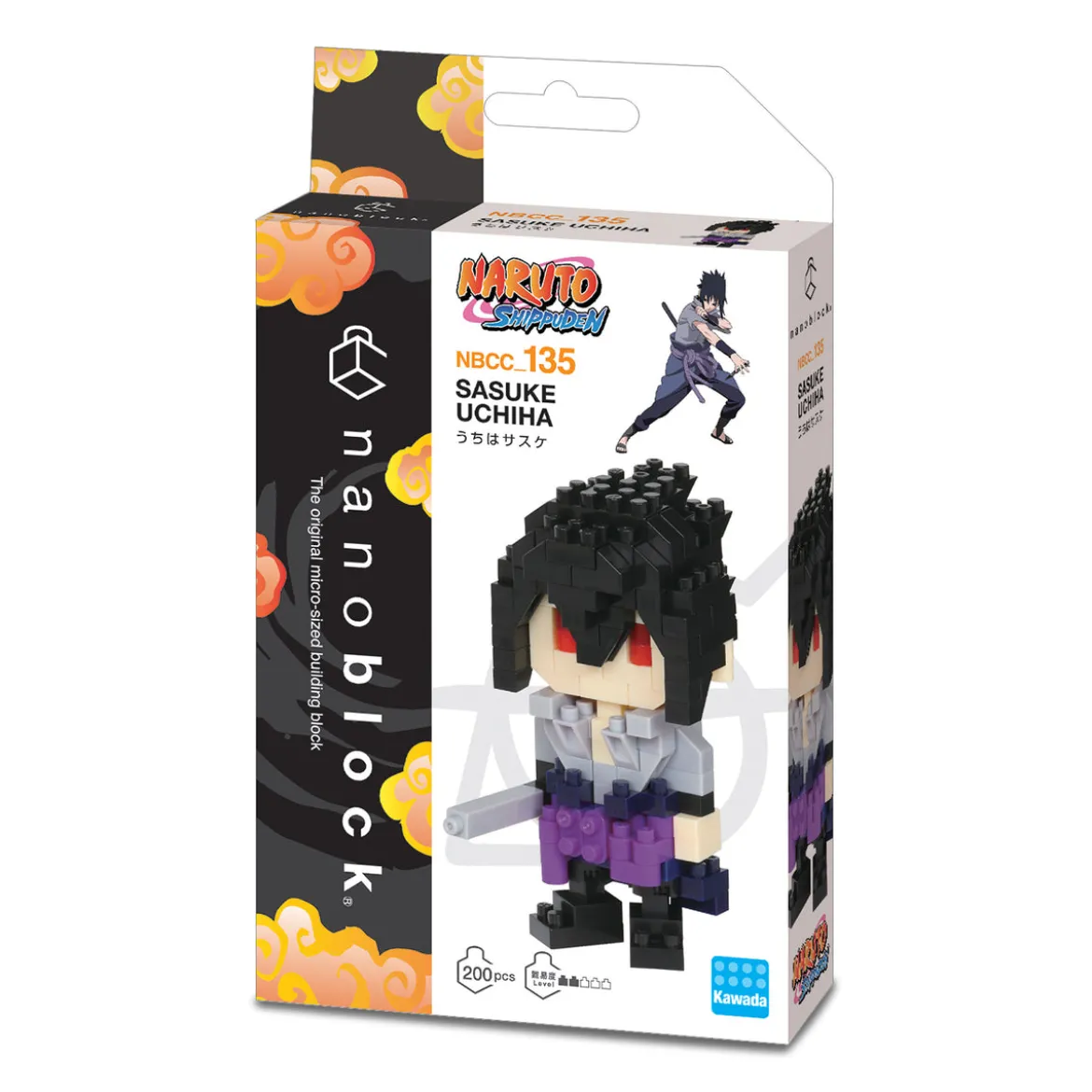 Naruto Shippuden - Sasuke Uchiha nanoblock Mini Baustein Figur