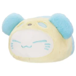 Nemuneko Cat Plüschfigur Pastel Panda Big Blue 33 cm