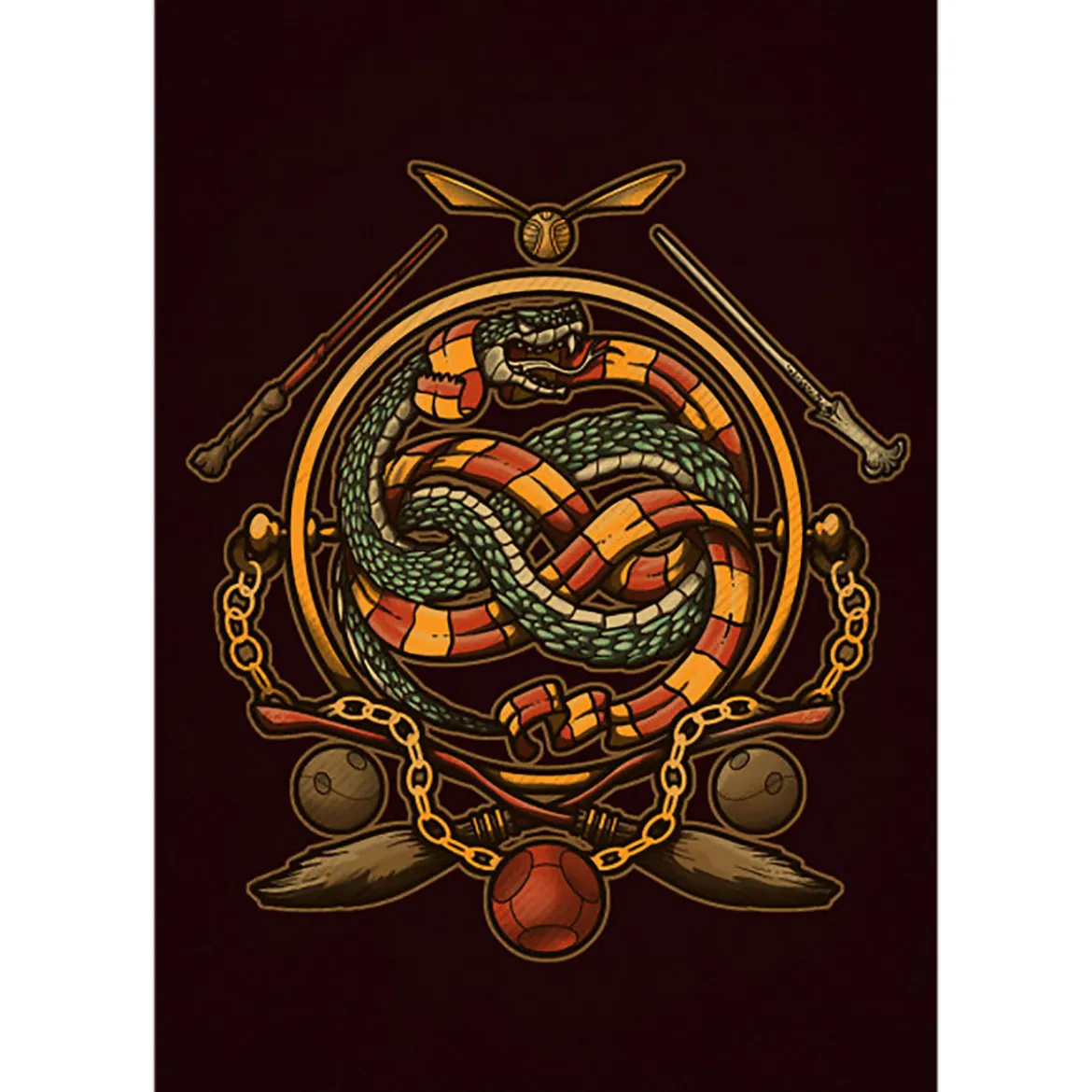 Neverending Magic Metall Poster für Harry Potter Fans