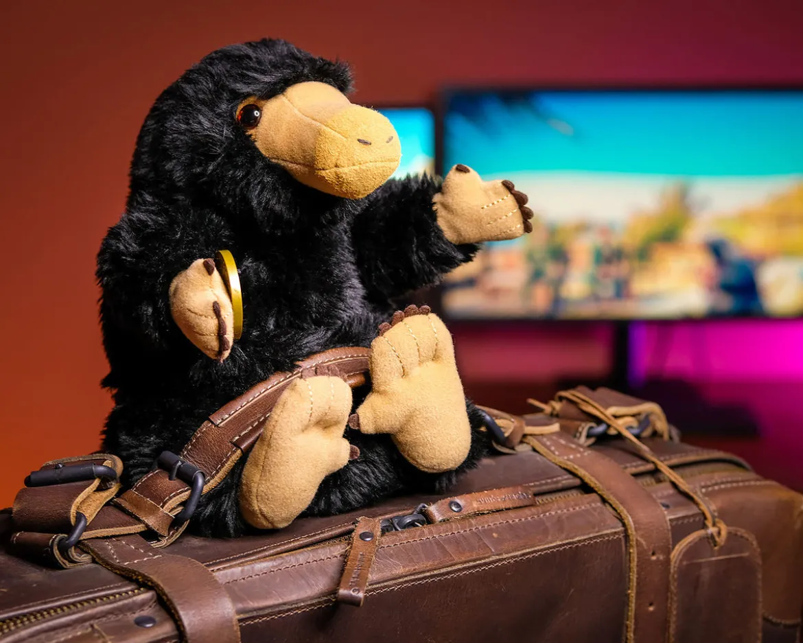 Niffler Plüsch Handpuppe mit Sound - Phantastische Tierwesen