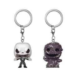 Nightmare Before Christmas - Jack und Oogie Funko Pop Schlüsselanhänger 2er Set