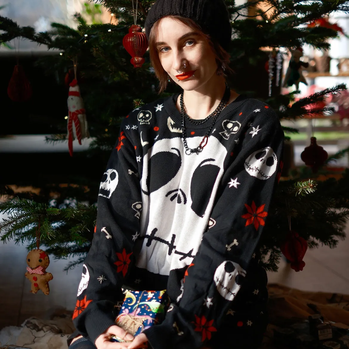 Nightmare Before Christmas - Jack Skellington Strickpullover
