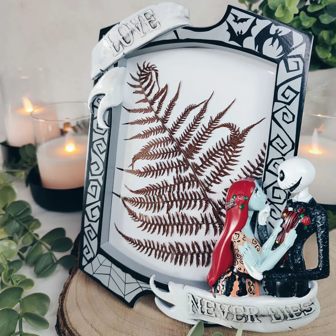 Nightmare Before Christmas - Jack und Sally Bilderrahmen