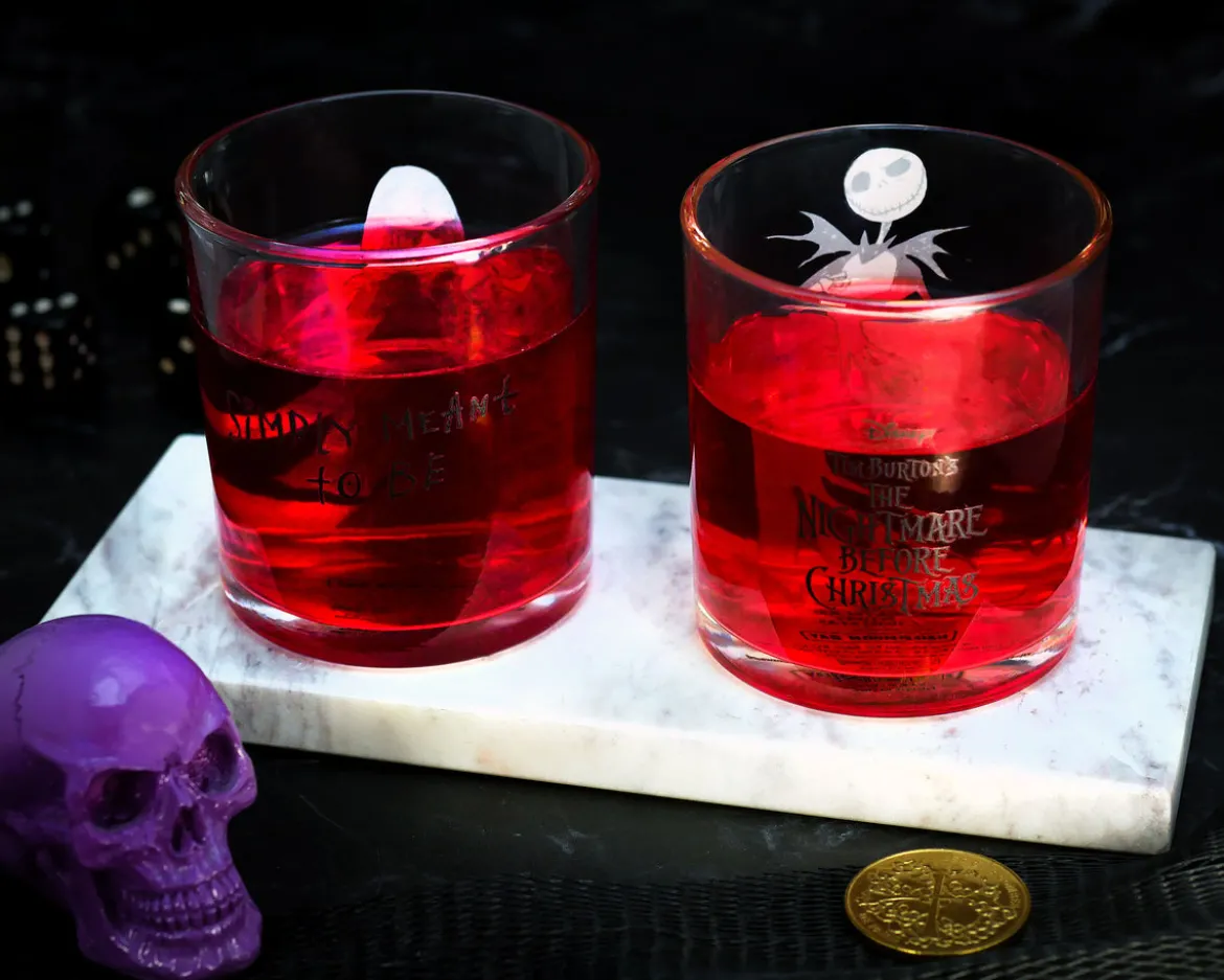 Nightmare Before Christmas - Jack & Sally Gläser 2er Set