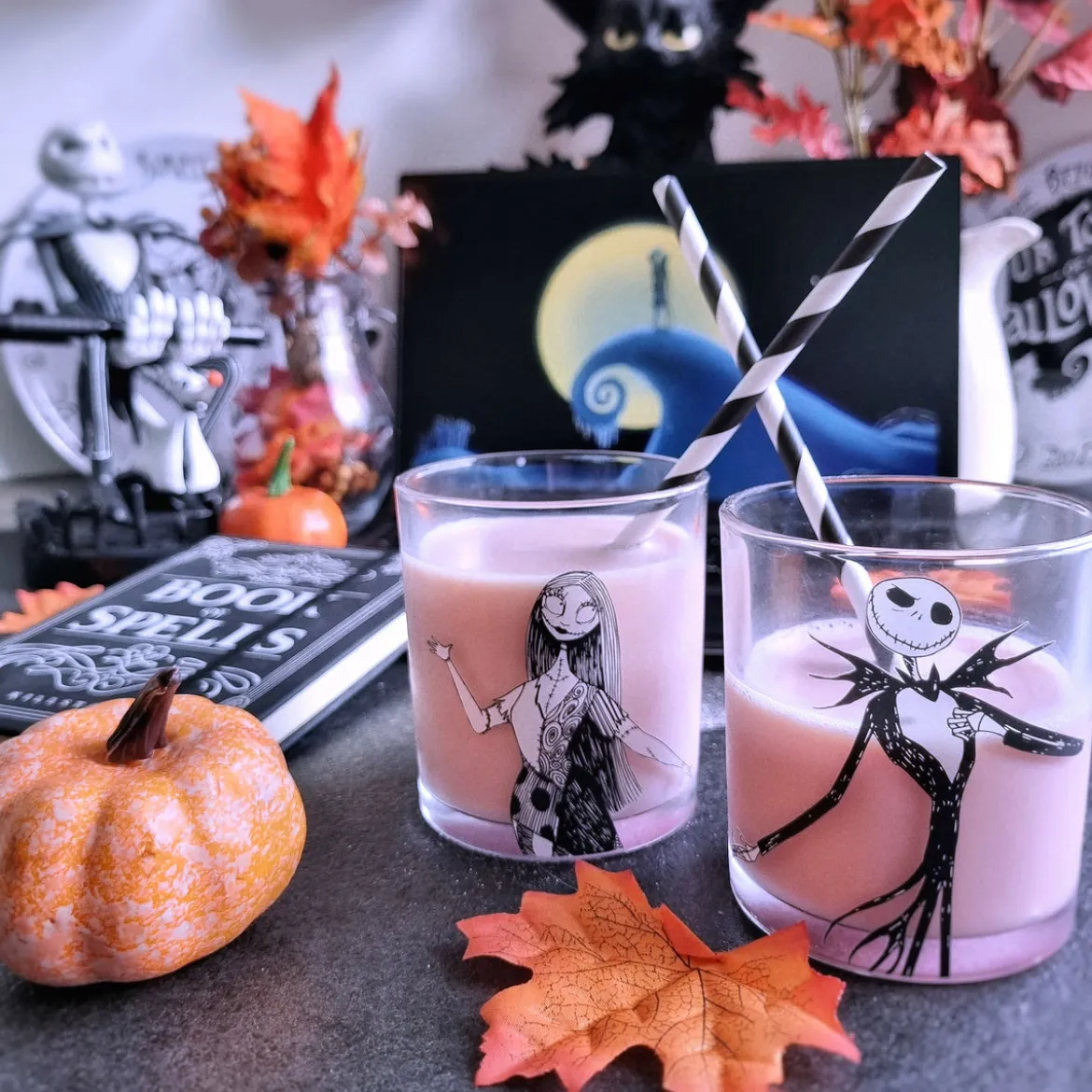 Nightmare Before Christmas - Jack & Sally Gläser 2er Set