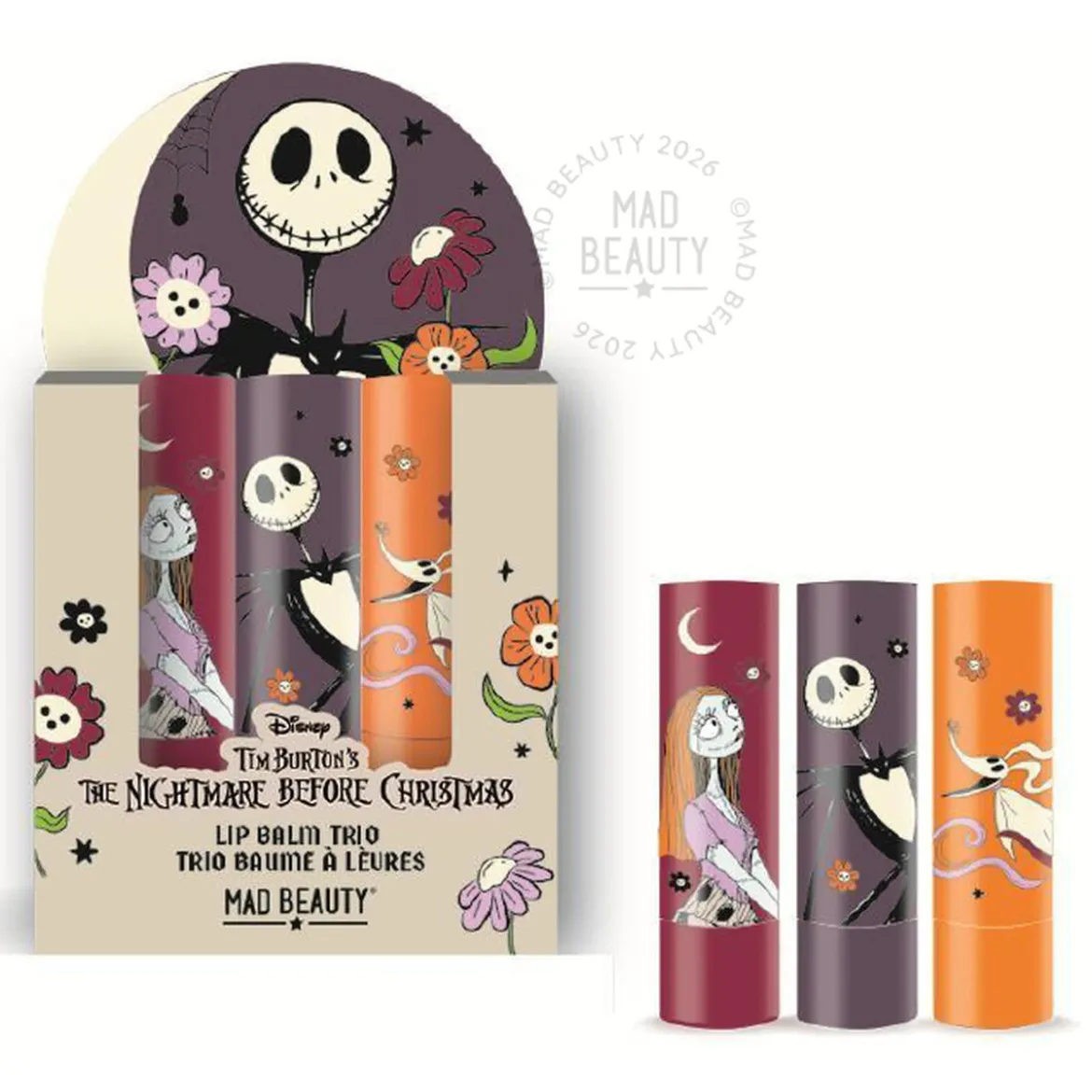 Nightmare Before Christmas - Lippenbalsam 3er Set