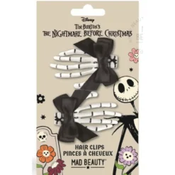 Nightmare Before Christmas - Skelett Haarspangen 2er Set