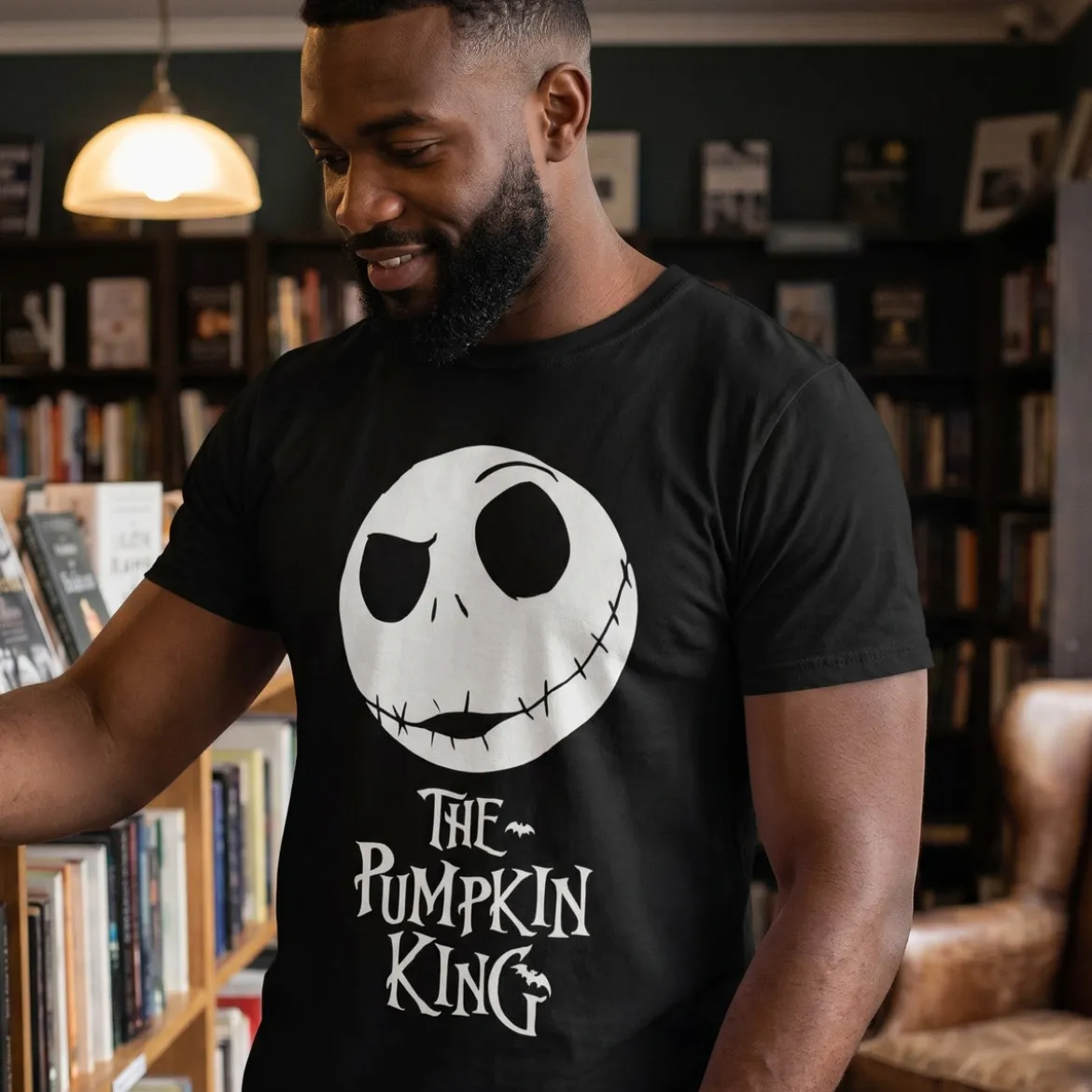 Nightmare Before Christmas - The Pumpkin King T-Shirt schwarz