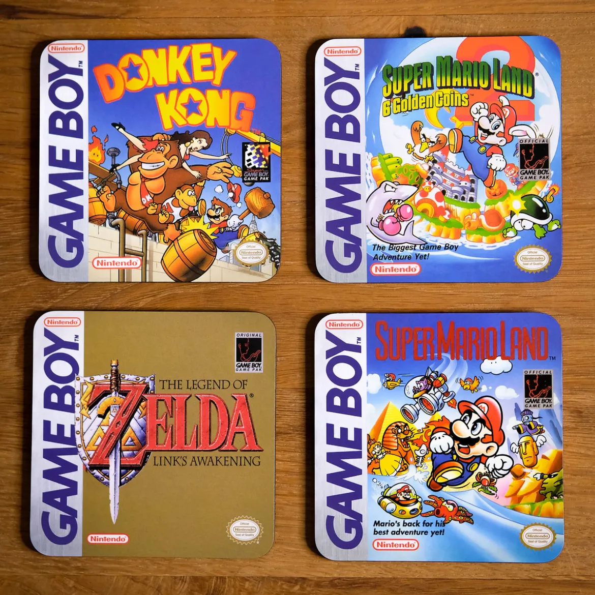 Nintendo - Game Boy Classic Games Untersetzer 4er Set