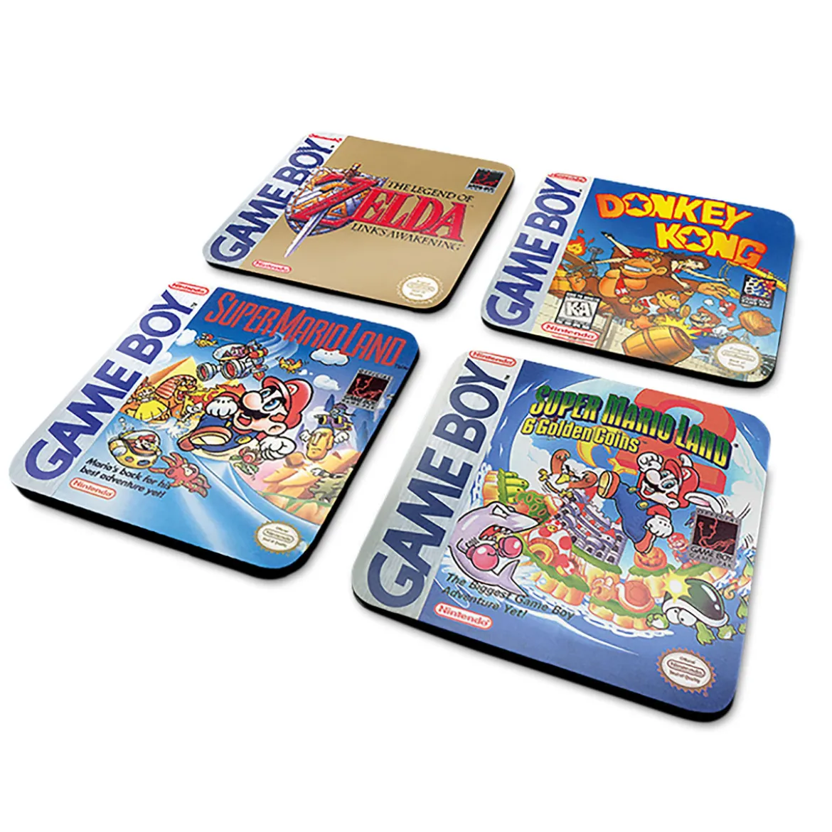 Nintendo - Game Boy Classic Games Untersetzer 4er Set