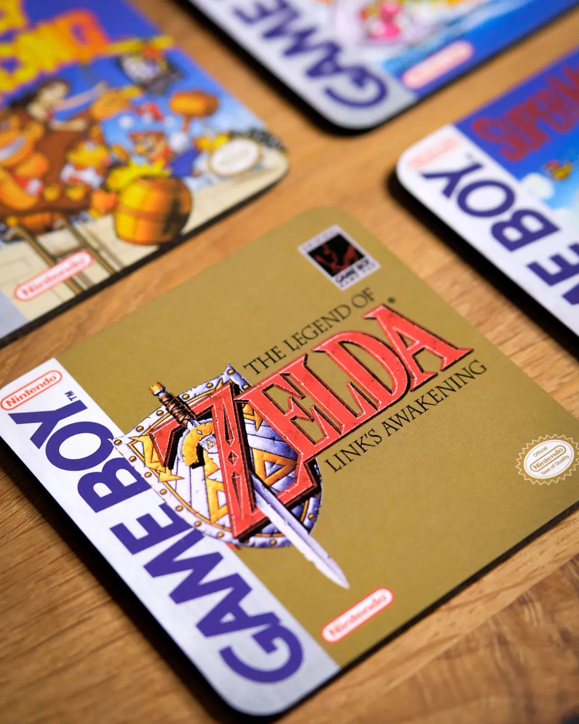 Nintendo - Game Boy Classic Games Untersetzer 4er Set
