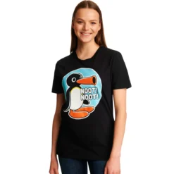 Noot Noot T-Shirt für Pingu Fans schwarz