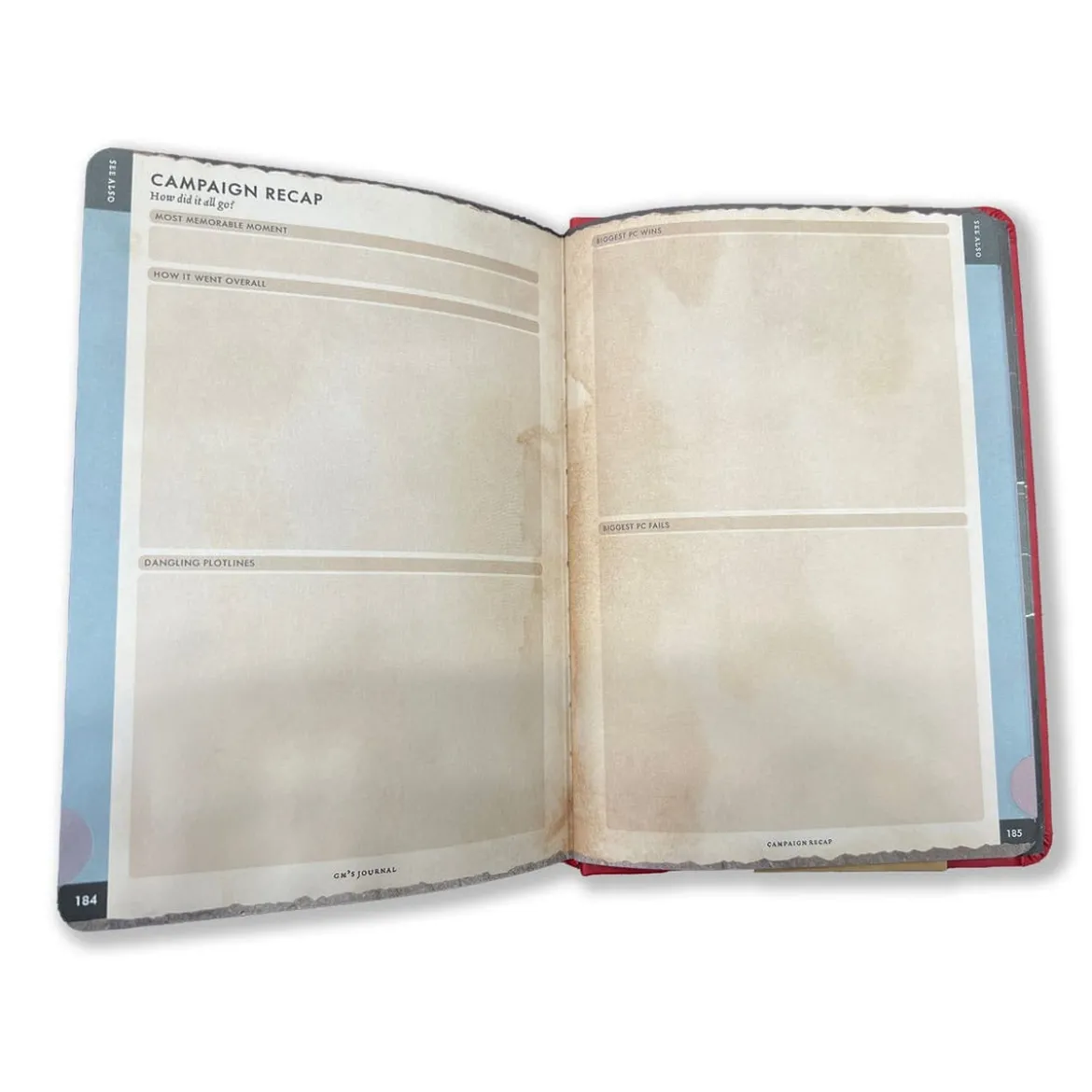 Notizbuch A5 Gamemaster's Journal Orange Portal
